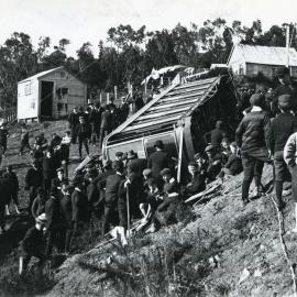 Tram accident in Brooklyn
