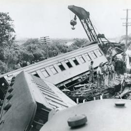 Rail accident near Haywards Station