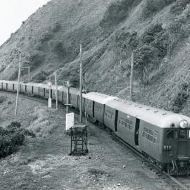 Train near Pukerua Bay