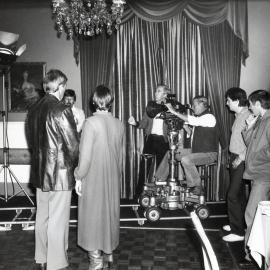 Filming a commercial at Government House