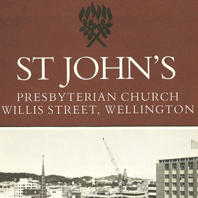 St John's Presbyterian Church, Willis Street, Wellington