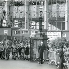 Marching band at Parliament