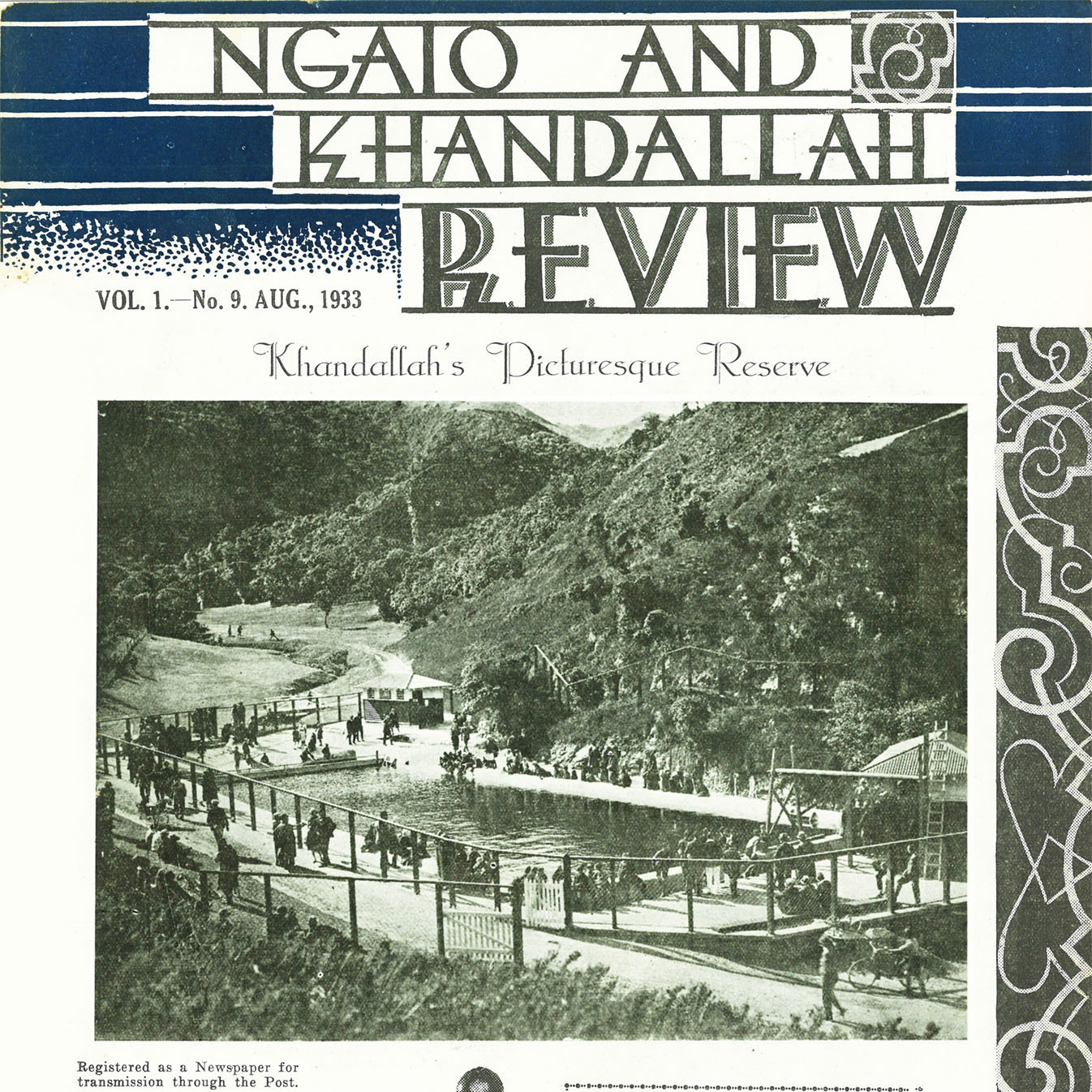 Ngaio and Khandallah Review, August 1933