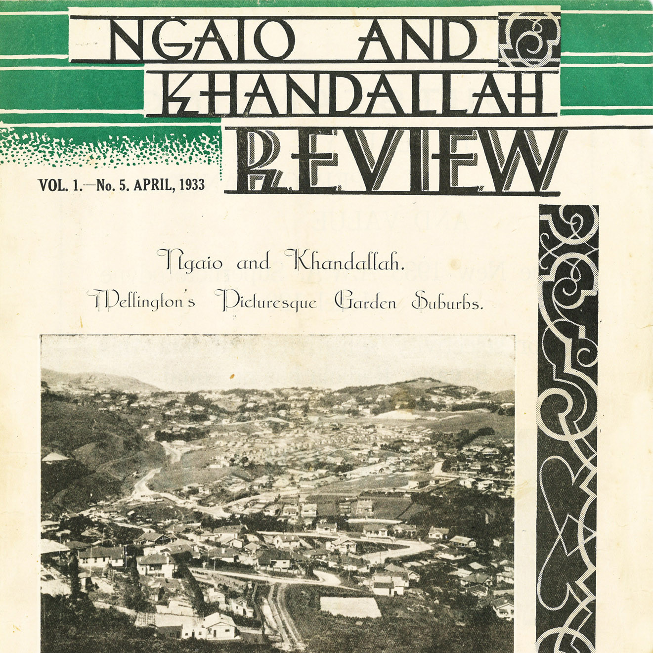 Ngaio and Khandallah Review, April 1933