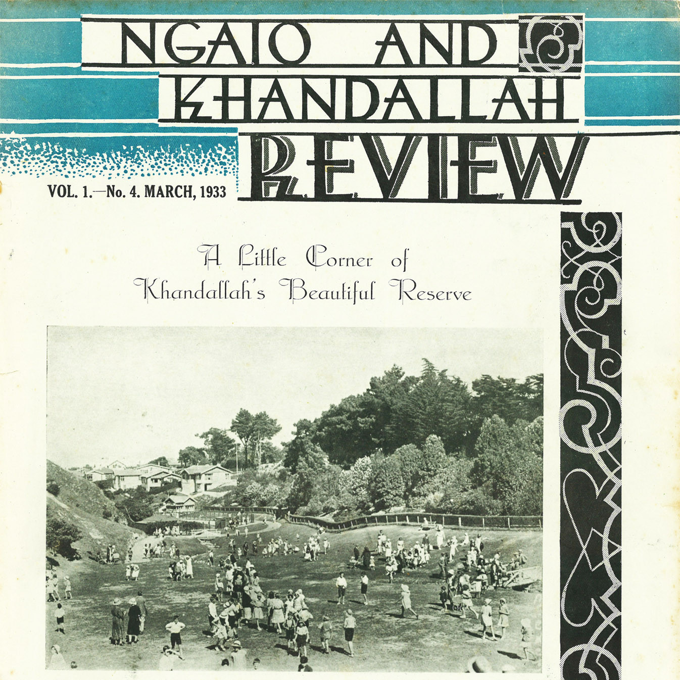 Ngaio and Khandallah Review, March 1933