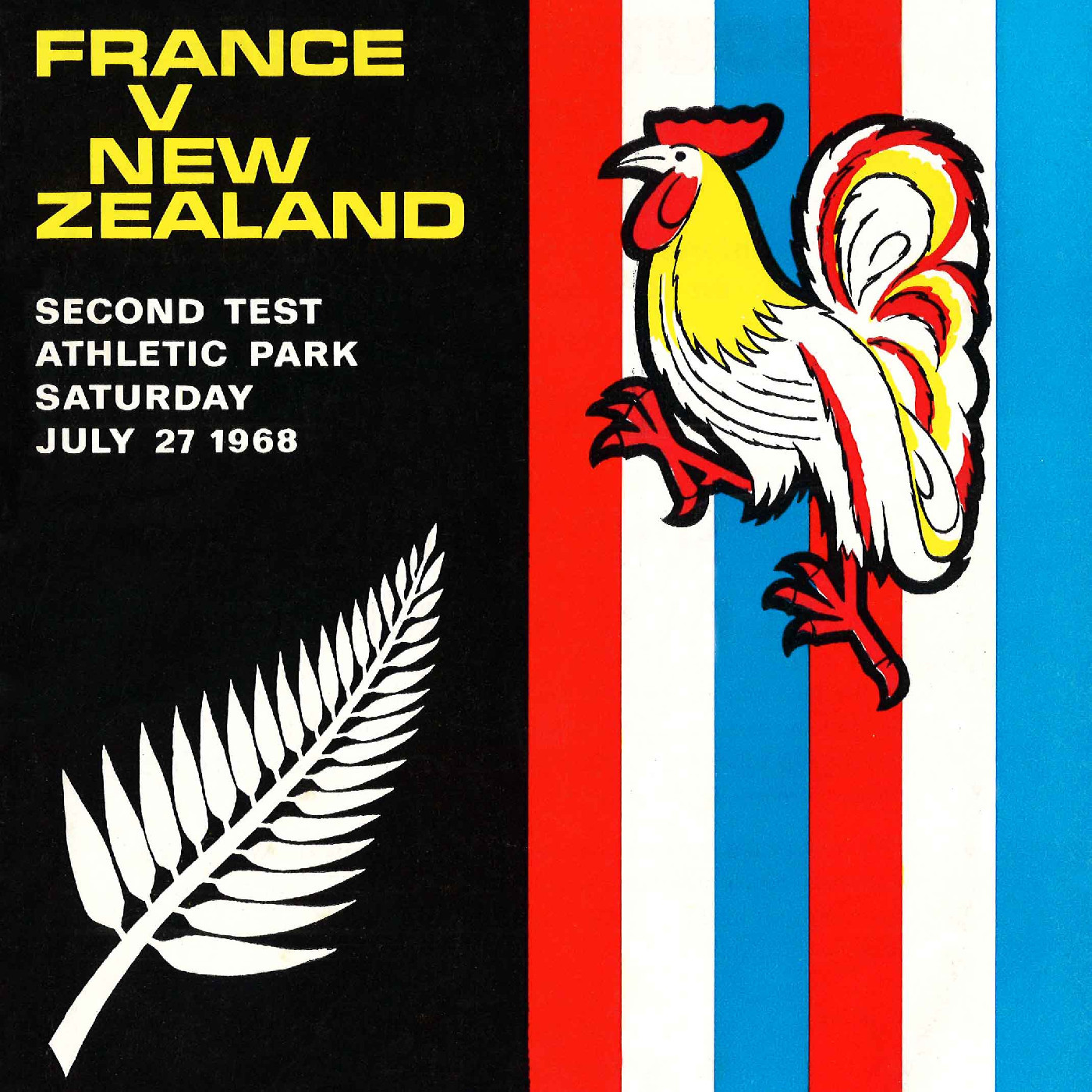 France v. New Zealand: Athletic Park, 1968