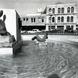 Gibbs Memorial Fountain prank