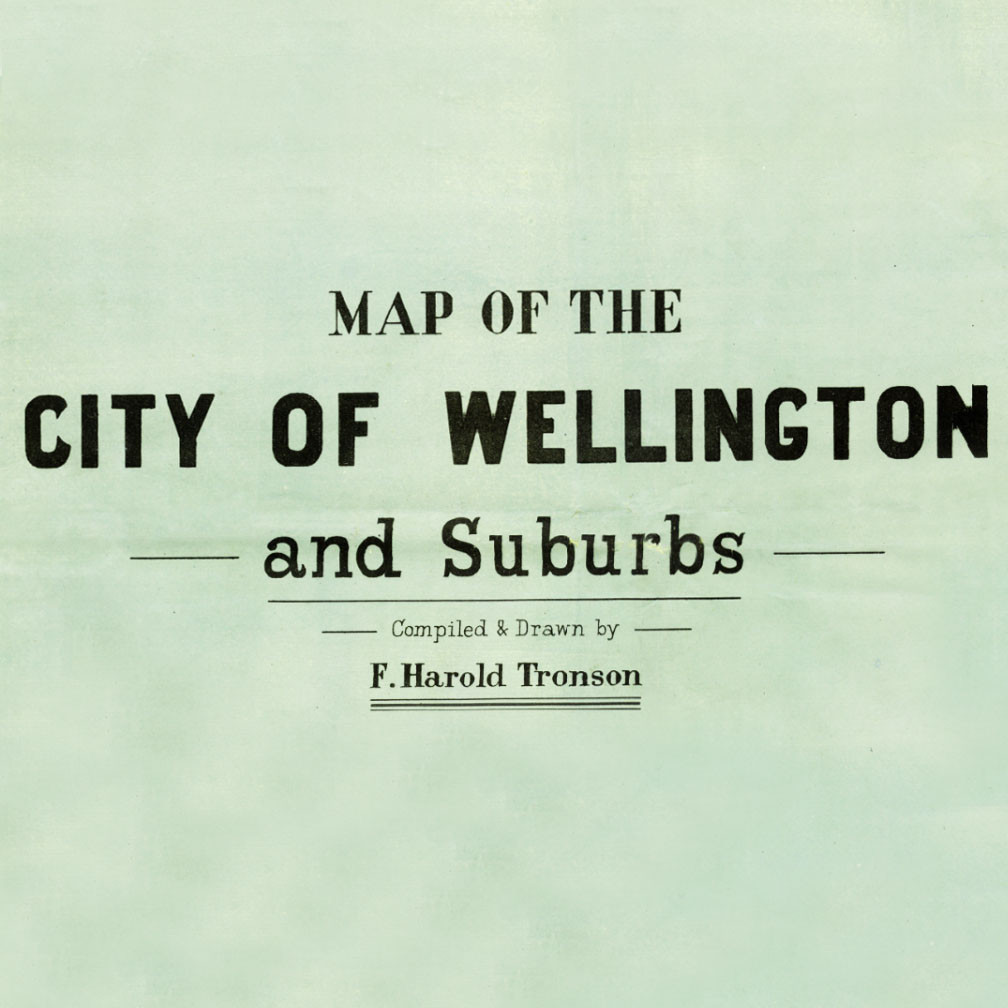 Map of the City of Wellington and Suburbs [1887]