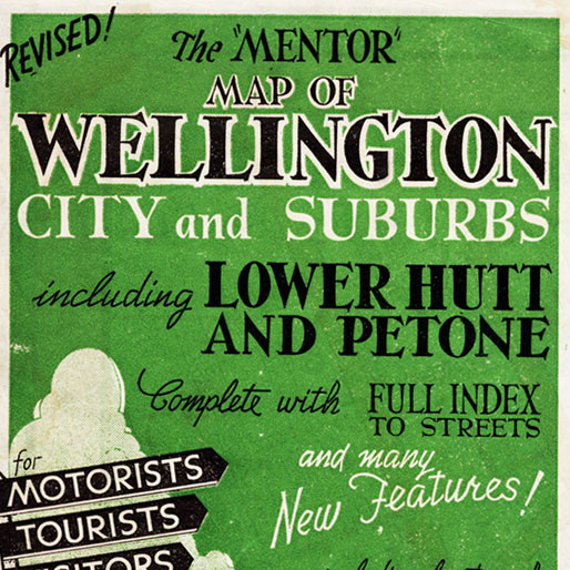 The "Mentor" Map of Wellington City and Suburbs (c. 1947)