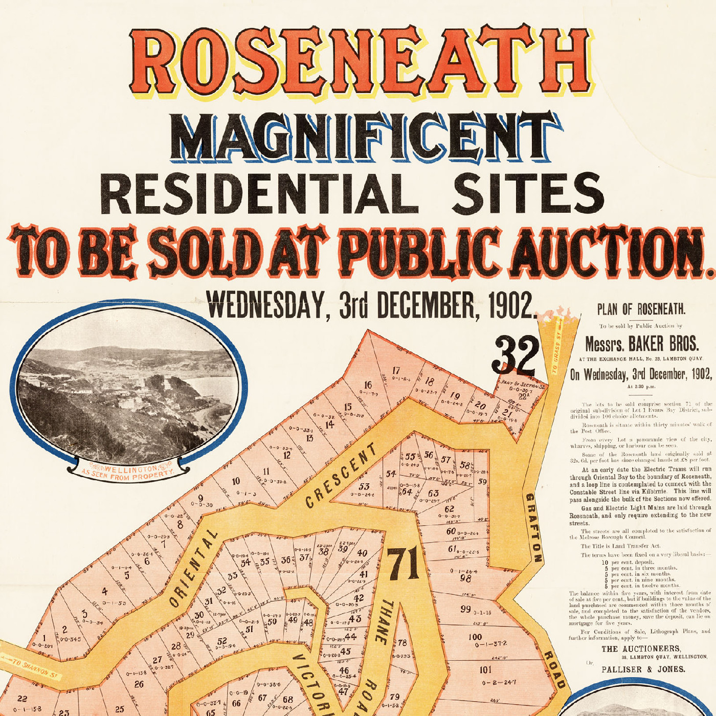Roseneath : magnificent residential sites to be sold at public auction (1902)
