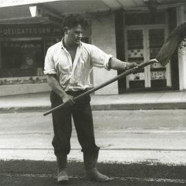Roadworks on Manners Street