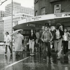 Crossing Bowen Street on Lambton Quay
