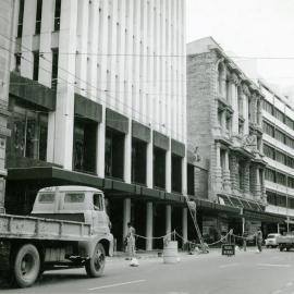 Roadworks on Lambton Quay