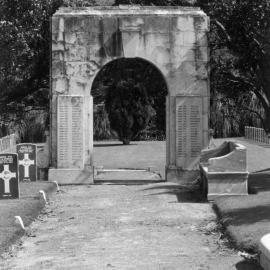 Arch in Military Cemetery, Karori Cemetery