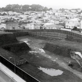 Excavations for Wellington Hospital's Total Energy Centre