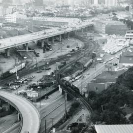 Wellington Urban Motorway construction