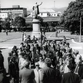 Pensioners protest at parliament