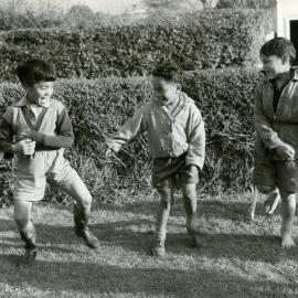 Children perform a haka