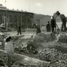Demolition of the former tramways power station, Wakefield Street 