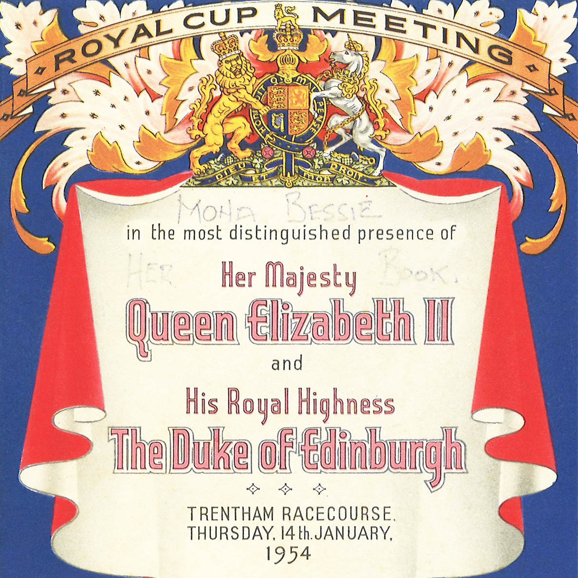 Royal Cup Meeting in the most distinguished presence of Her Majesty Queen Elizabeth II