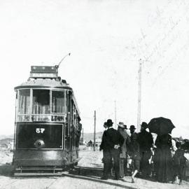 First tram to Kilbirnie