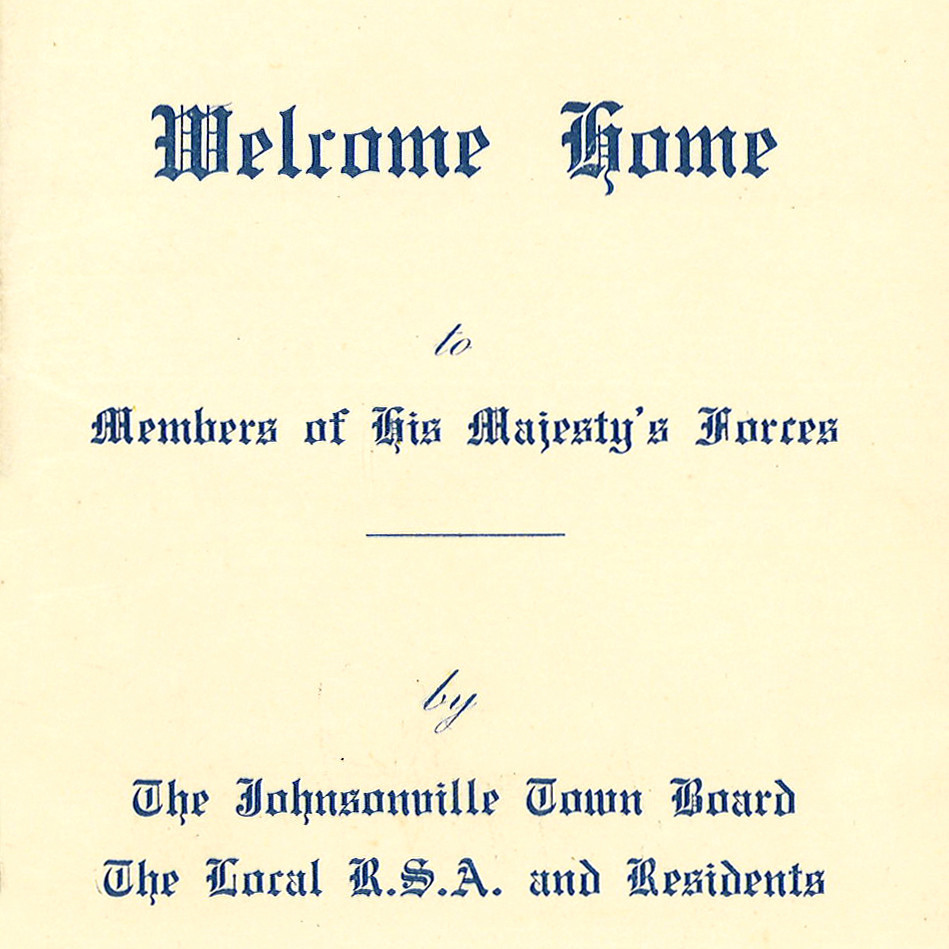 Welcome Home to Members of His Majesty's Forces