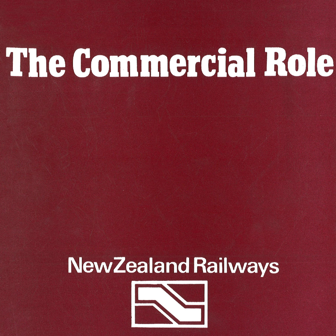 New Zealand Railways : The Commercial Role