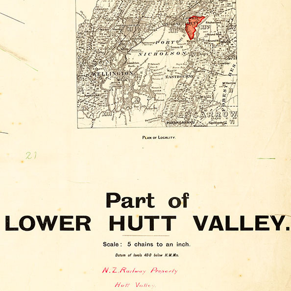 Part of Lower Hutt Valley [Seaview]