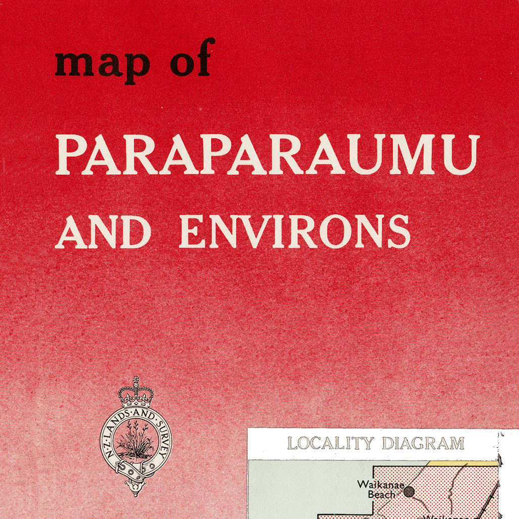 Map of Paraparaumu and environs [1972]