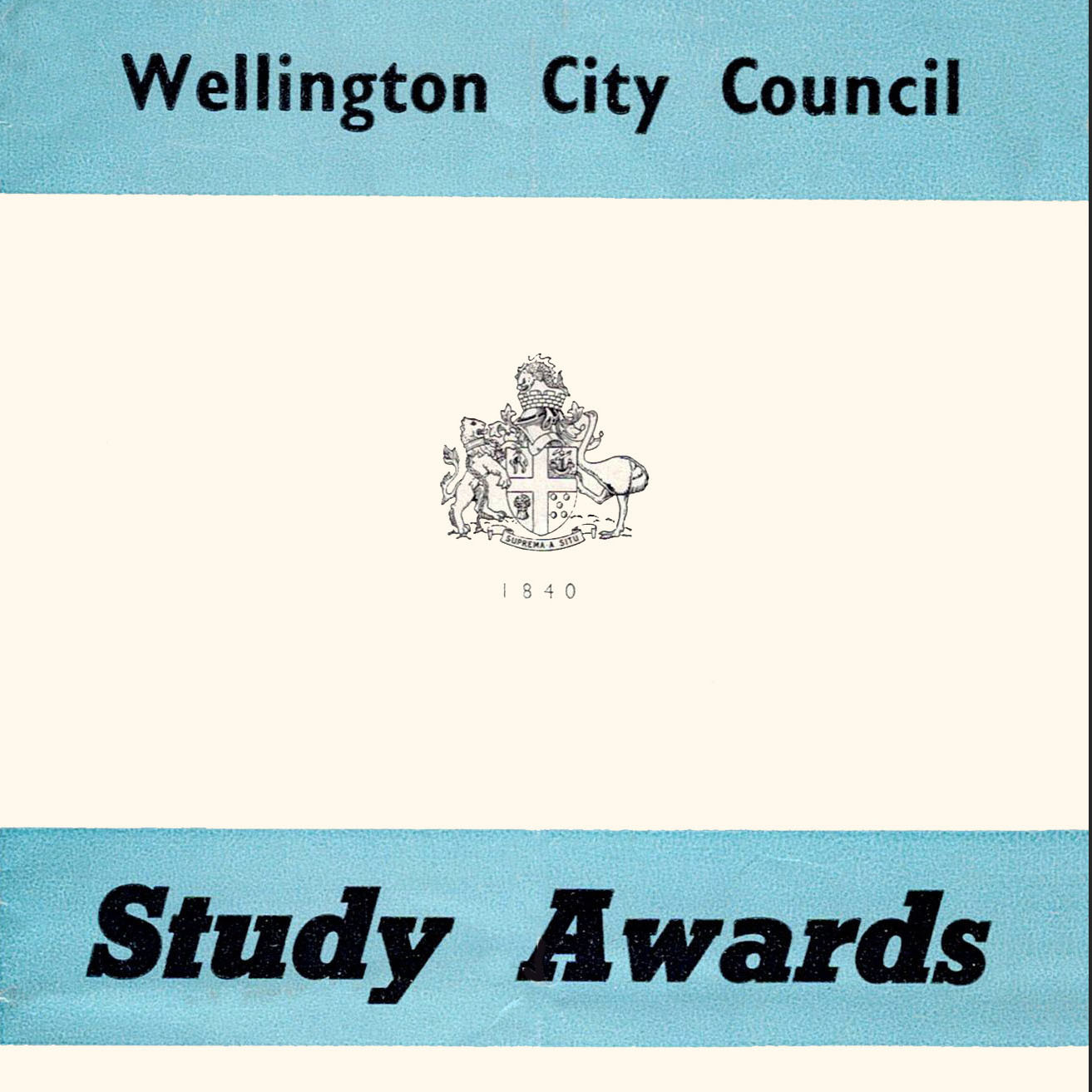 Wellington City Council Study Awards