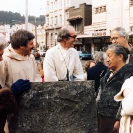 Ceremony at Te Aro Park for the 140th anniversary of the first Methodist service
