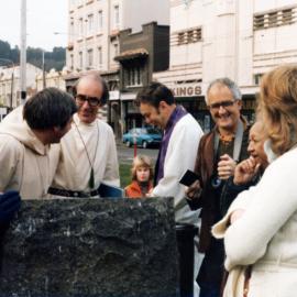 Ceremony at Te Aro Park for the 140th anniversary of the first Methodist service