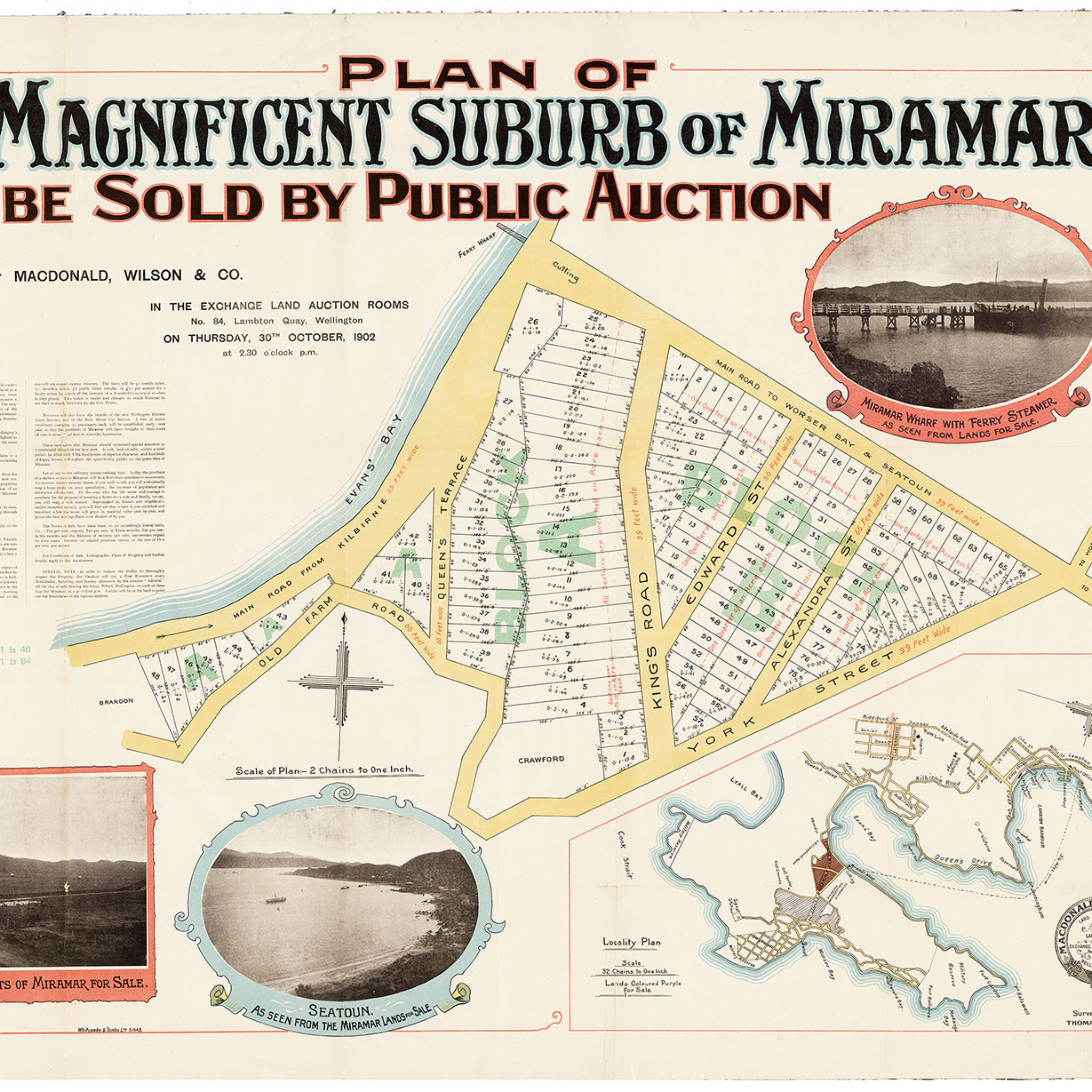 Plan of the Magnificent Suburb of Miramar [1902]