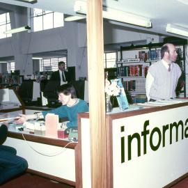 Central Library information desk 