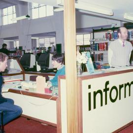 Central Library information desk