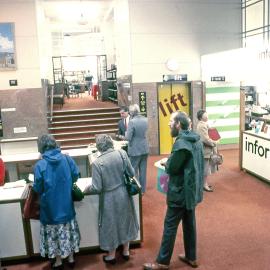 Central Library issues desk