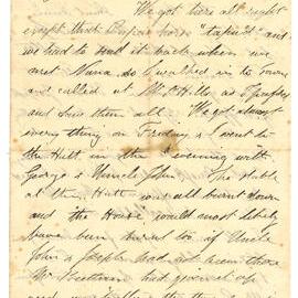 Letter from Henry Hadfield to his mother Catherine (Kate), March 1875