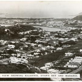 View showing Kilbirnie, Evan's Bay and Maranui