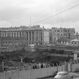 Foundations of Broadcasting House, Bowen Street