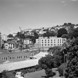 Looking towards Bowen Street and Kelburn