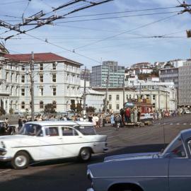 The second to last tram, Lambton Quay