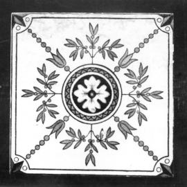 Butcher's shop tile, Taranaki Street