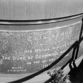 Wellington Town Hall Foundation Stone