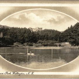 Lake in Newtown Park