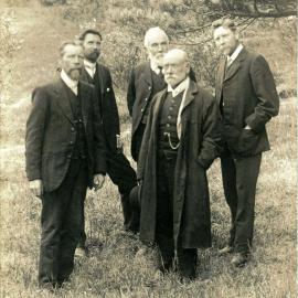 Group of men in a park
