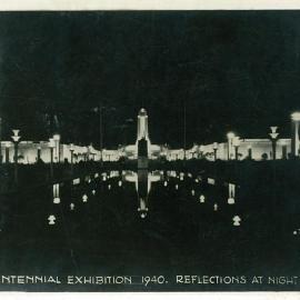 New Zealand Centennial Exhibition at night