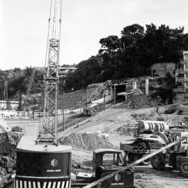 Motorway construction around Clifton Terrace