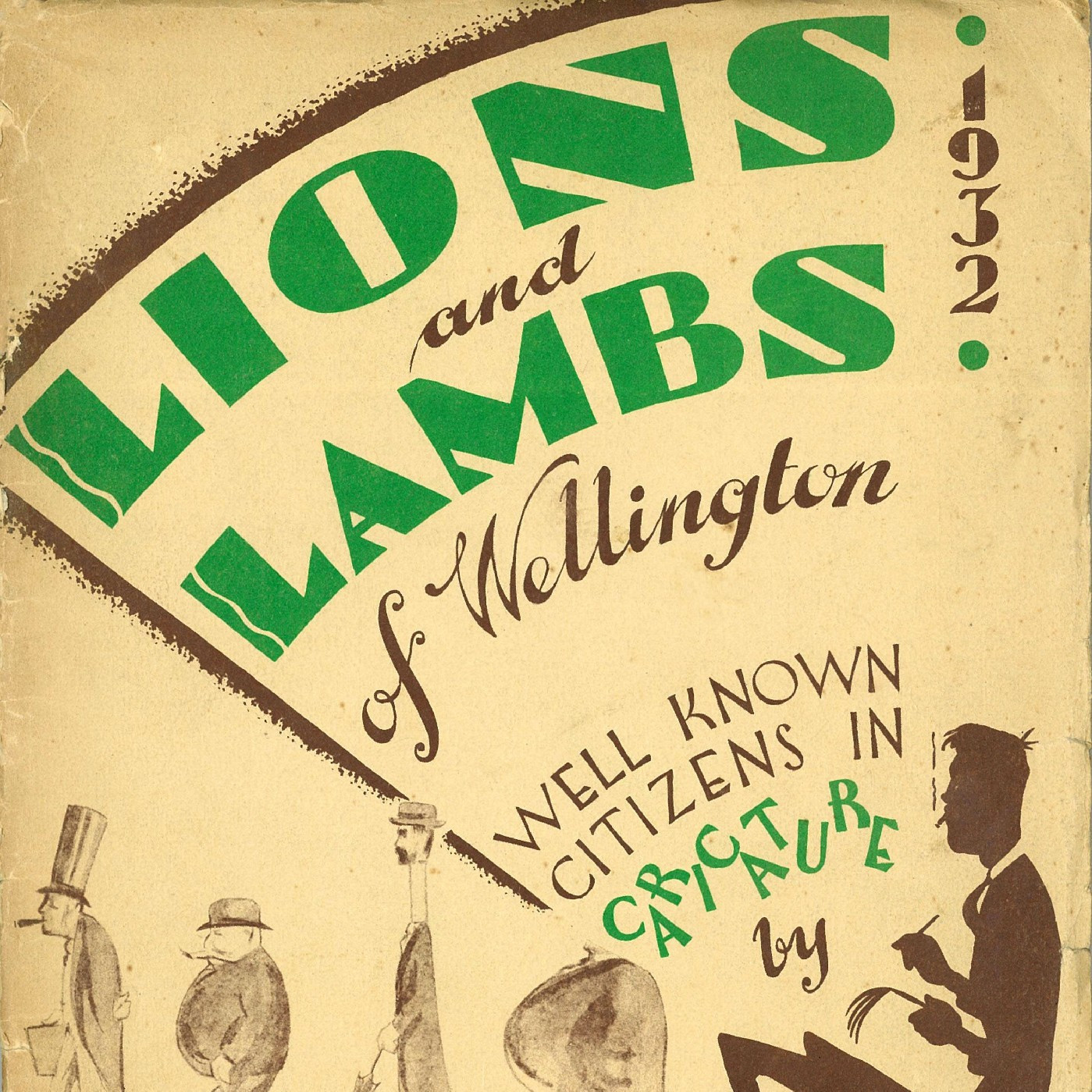 Lions and Lambs of Wellington: well known citizens in caricature by Alan Reeve