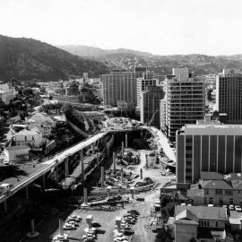 Wellington motorway under construction