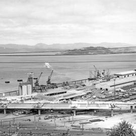 Motorway overpass under construction